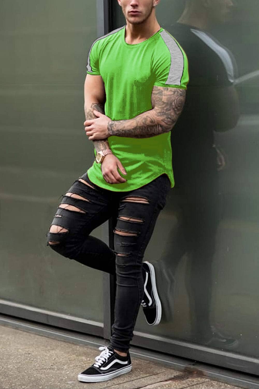 Slim Fit Longline T-shirt (US Only)