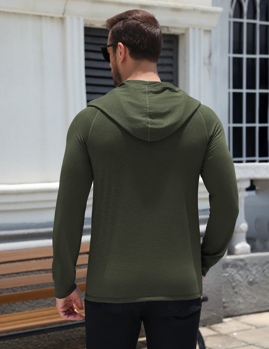 Casual Comfort Travel Henley Hoodie (US Only)