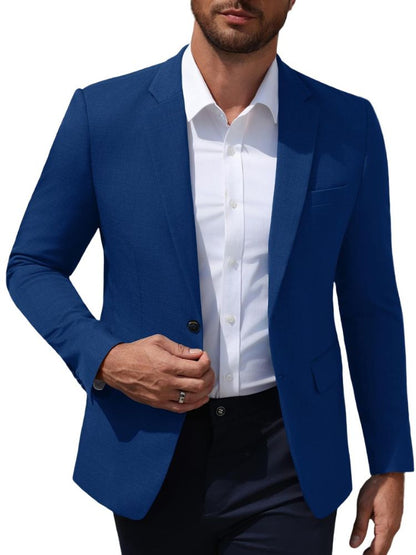 Slim Fit Lightweight Two-Button Casual Blazer (US Only)