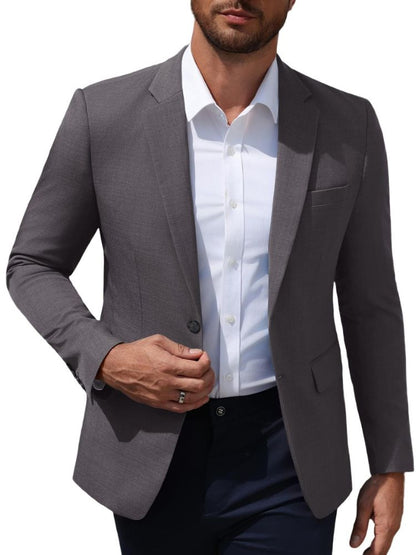 Slim Fit Lightweight Two-Button Casual Blazer (US Only)