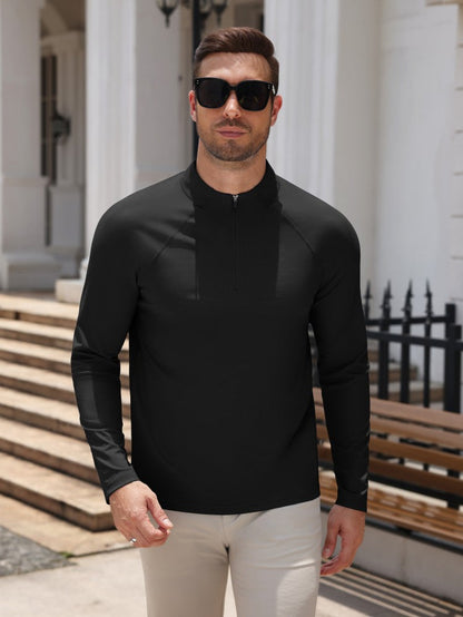 Quick Dry Quarter Zip Athletic Pullover (US Only)