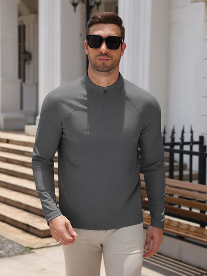 Quick Dry Quarter Zip Athletic Pullover (US Only)