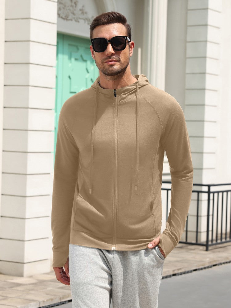 Lightweight Full Zip Hoodie Jacket (US Only)