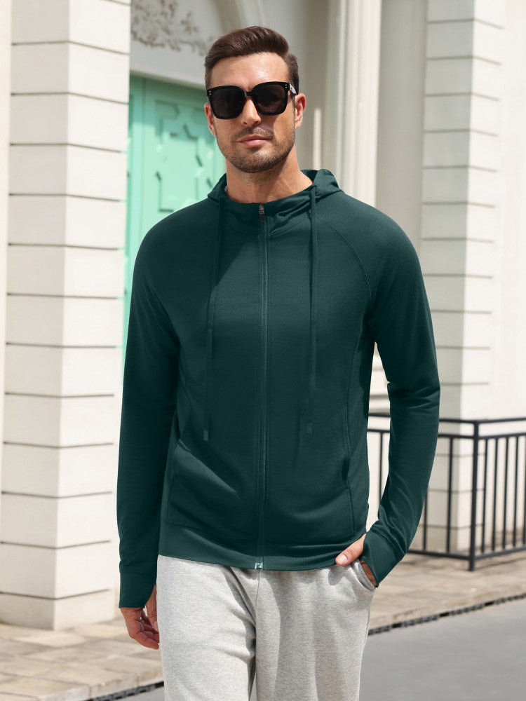 Lightweight Full Zip Hoodie Jacket (US Only)