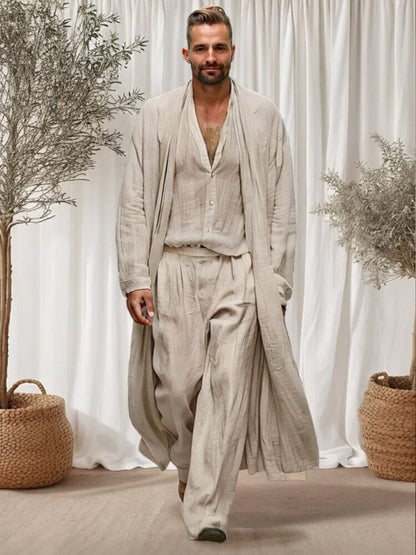 Versatile 100% Cotton 3-Piece Outfits (Live Only)