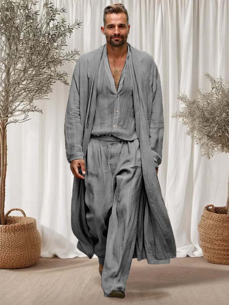 Versatile 100% Cotton 3-Piece Outfits (Live Only)