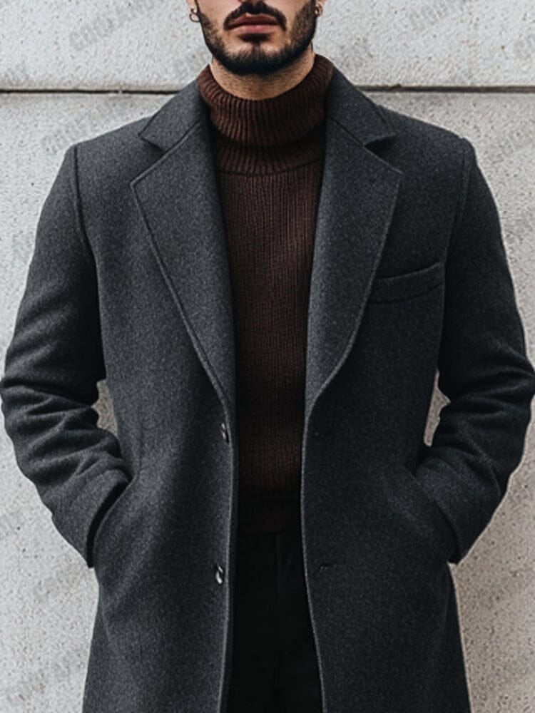 Classic Tailored Two-Button Coat