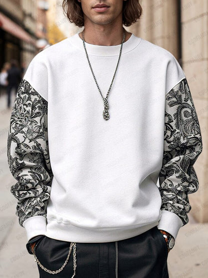 Leisure Paisley Print Sweatshirt