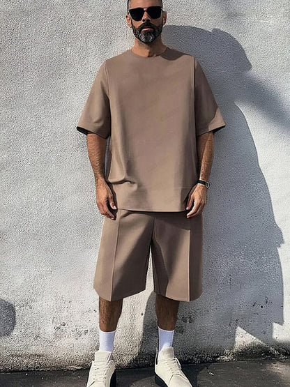 Timeless Comfort T-Shirt Shorts Set