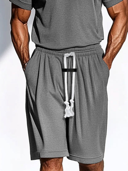 Athleisure Stylish T-Shirt Shorts Set