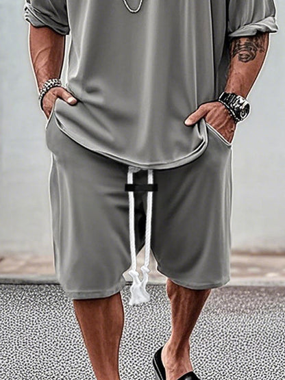 Comfort Fit T-Shirt Shorts Set