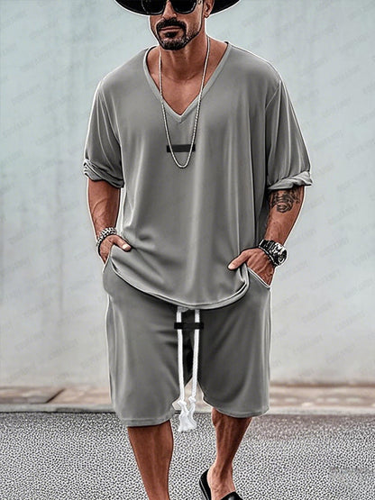 Comfort Fit T-Shirt Shorts Set