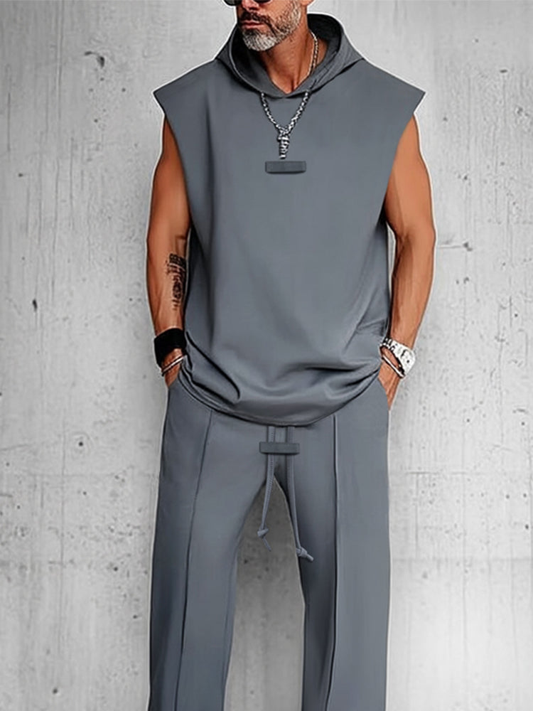 Refined Casual Tank Top Pants Set