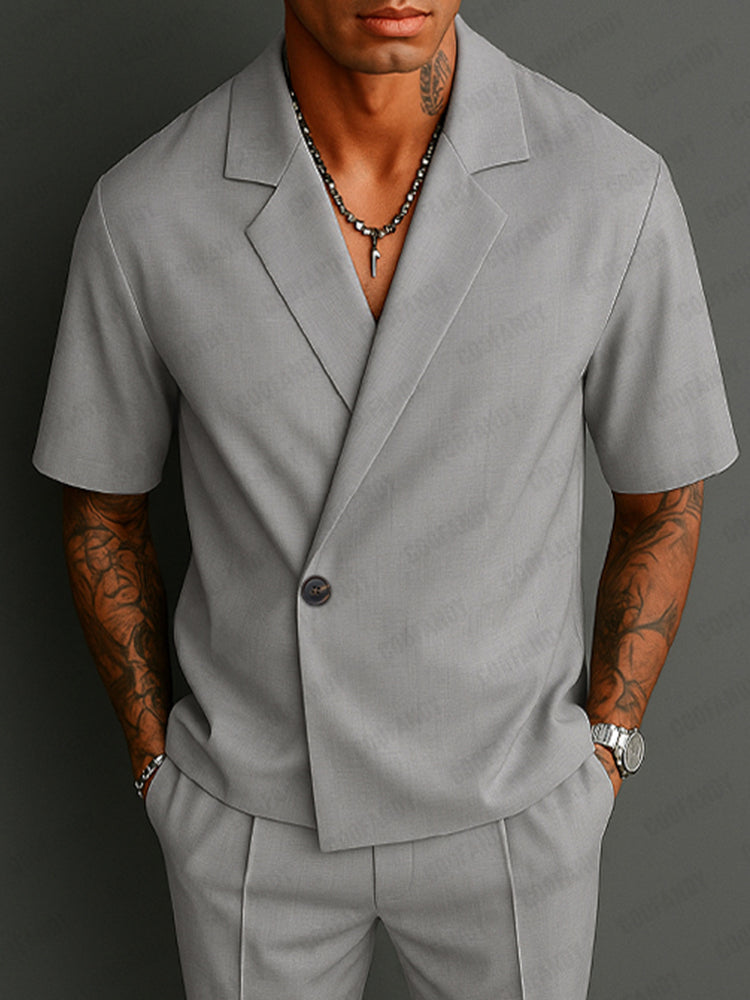 Minimalist Comfort Fit Suit Set