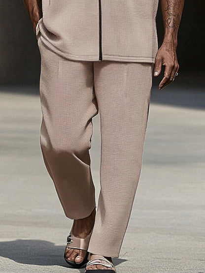 All-Day Comfort Textured Casual Set