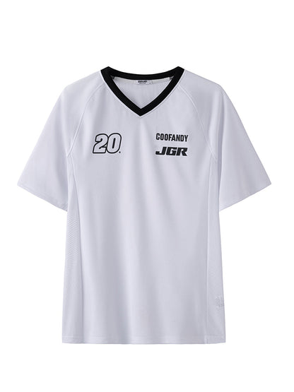 Coofandy x JGR Breathable Mesh Patchwork T-Shirt