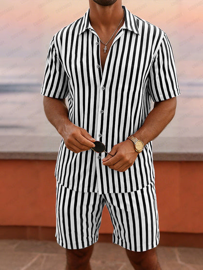 Stylish Stripe Pattern Summer Outfit