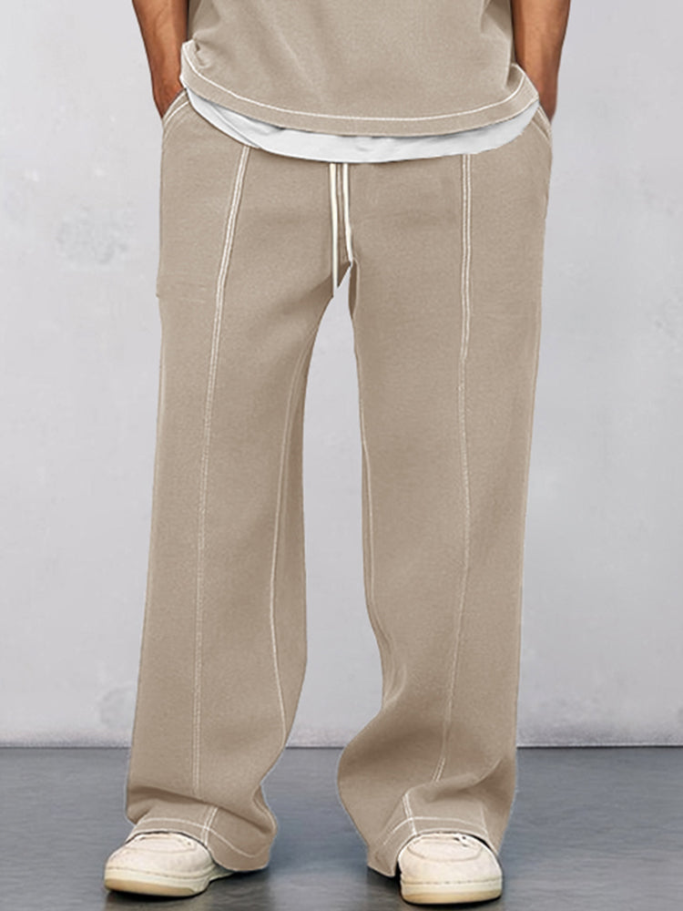 Loose Fit Fake T-shirt Pants Set