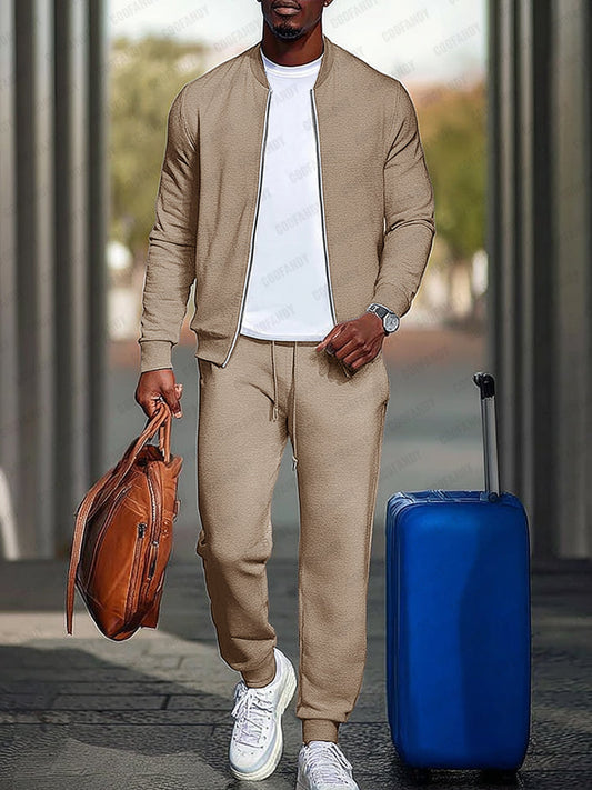 Leisure Athletic Jacket Pants Set