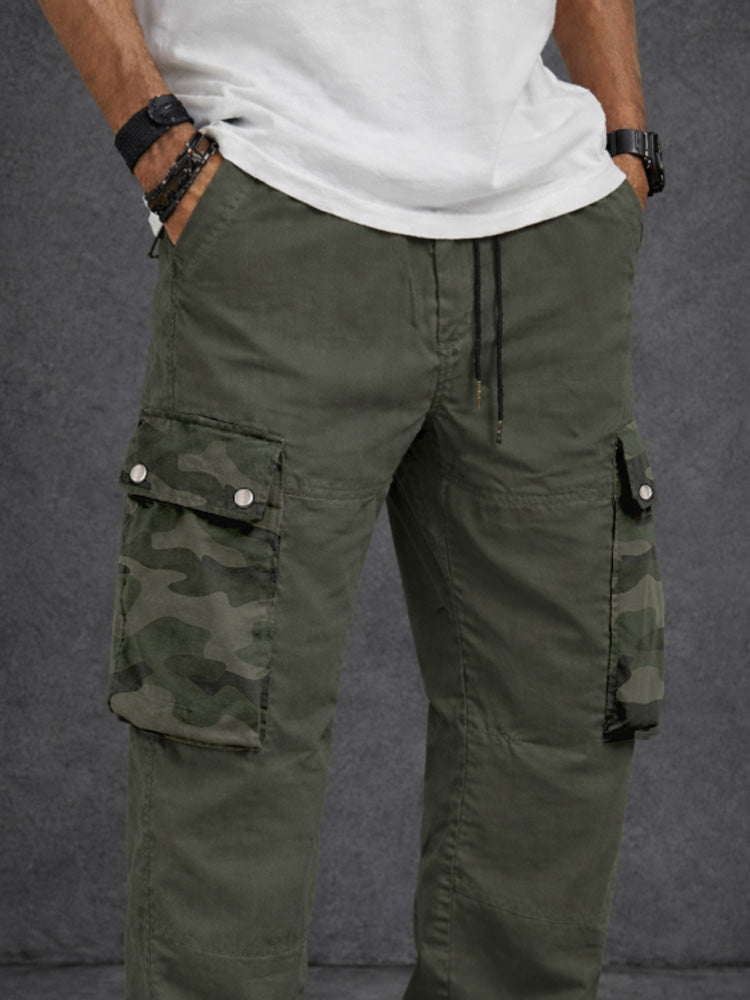 Durable 100% Cotton Camouflage Pocket Cargo Pants