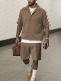 Casual Sporty Side Stripe 2-Piece Set
