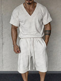 Casual Sporty Streetwear Shorts Set