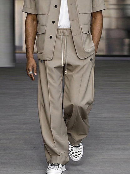 Essential Cargo Style Shirt Pants Set