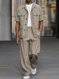 Essential Cargo Style Shirt Pants Set