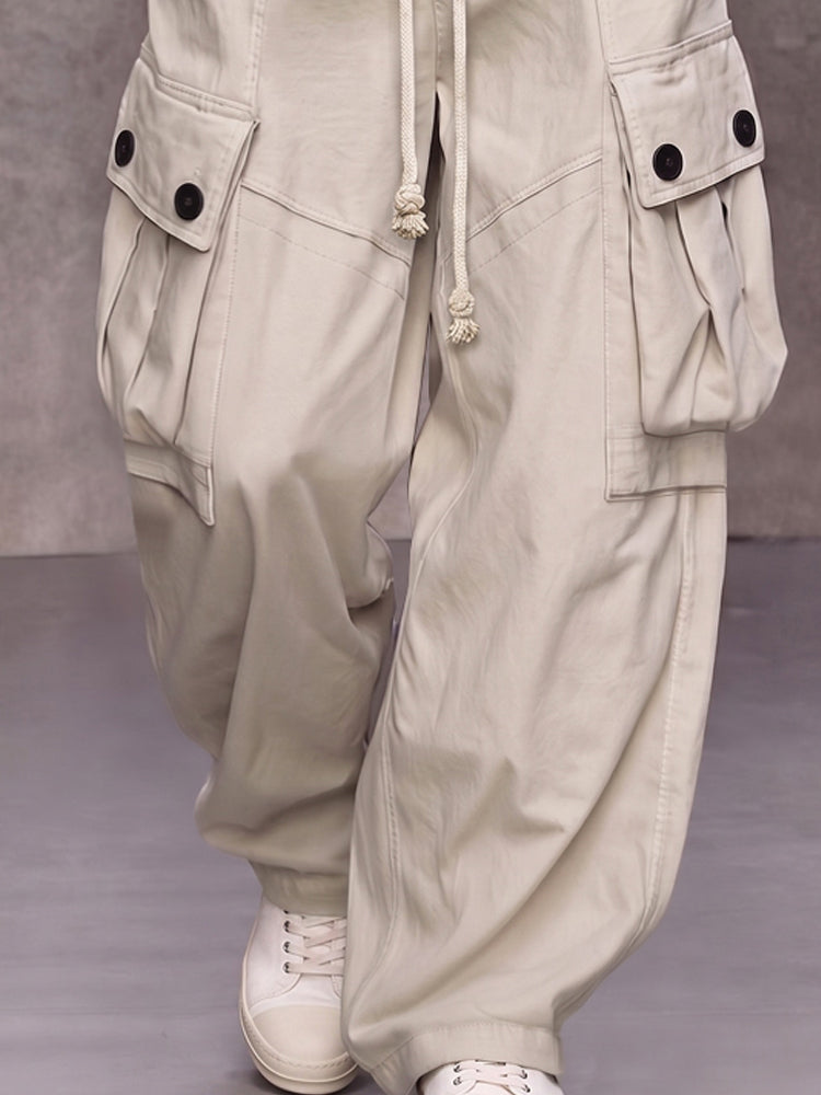 Urban Streetwear 100% Cotton Cargo Pants