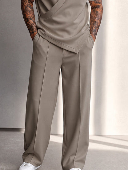 Minimalist Urban Shirt Pants Matching Set