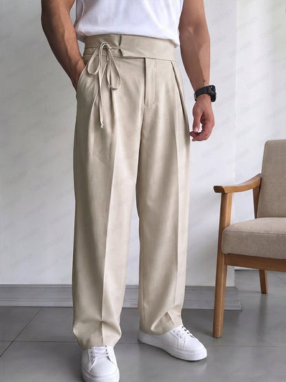 Versatile Urban Casual Wide-Leg Pants