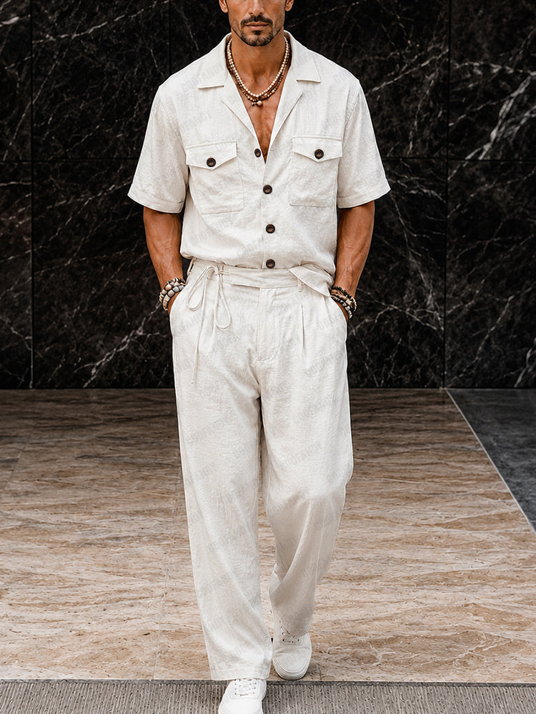 Clean Aesthetic Style 100% Cotton Matching Set