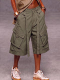 Utility Multi-Pocket Techwear Cargo Shorts