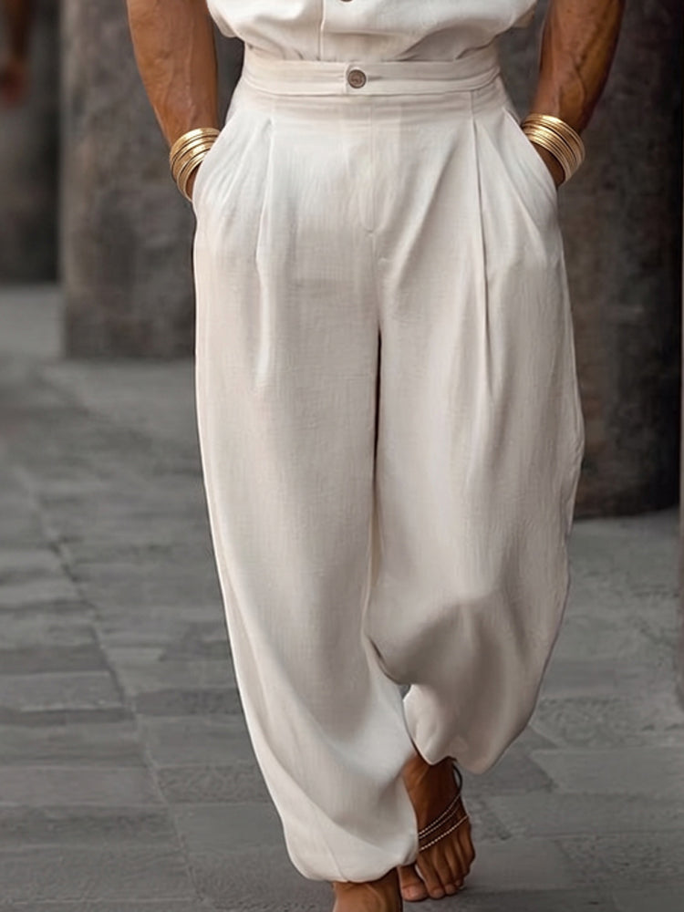 Minimalist Premium Cotton Shirt Joggers Set