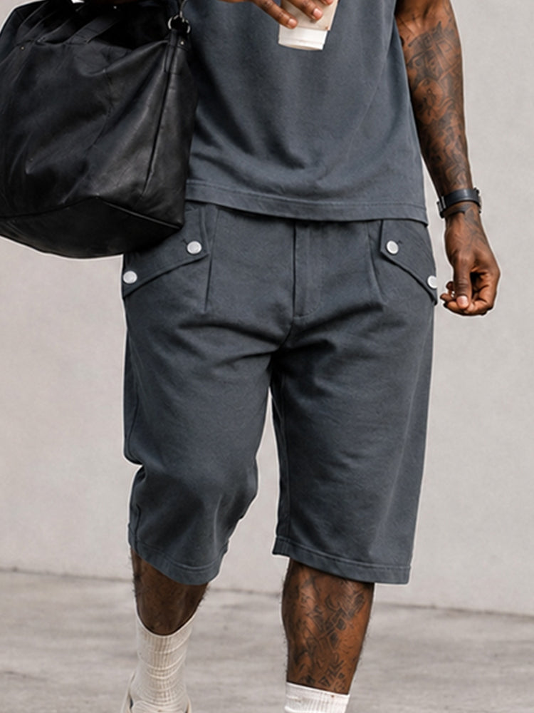 Effortless Sporty T-Shirt and Shorts Set