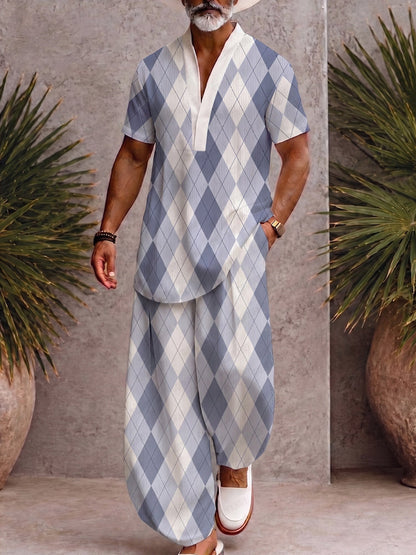 Fashion Comfort Printed Loose Fit Matching Set