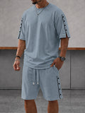 Sporty Button Accent Co-ord Set