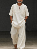 Casual Loose 100% Cotton Matching Set