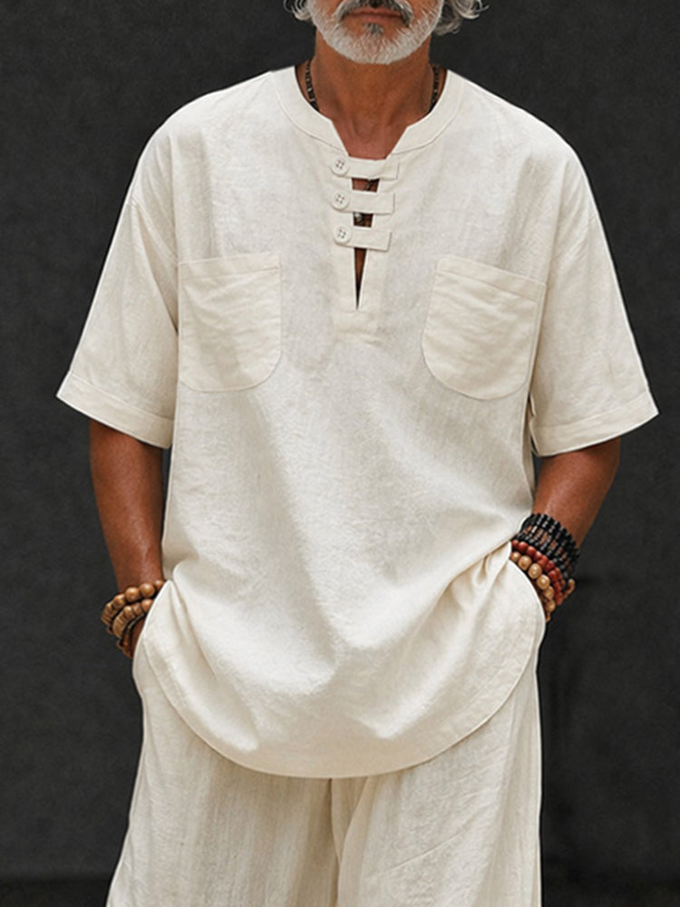 Casual Loose 100% Cotton Matching Set