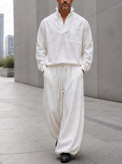 Minimalist Resort Relaxed Fit Matching Set