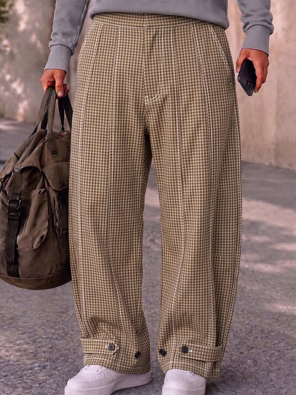 Casual Statement Printed Wide-Leg Pants
