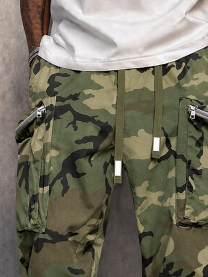 Utility Street Style Camouflage Cargo Pants