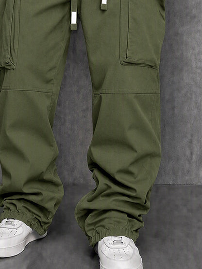 Utility 100% Cotton Cargo Drawstring Pants