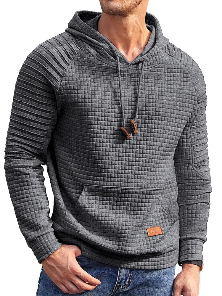 Stylish Waffle Knit Hoodie (US Only)