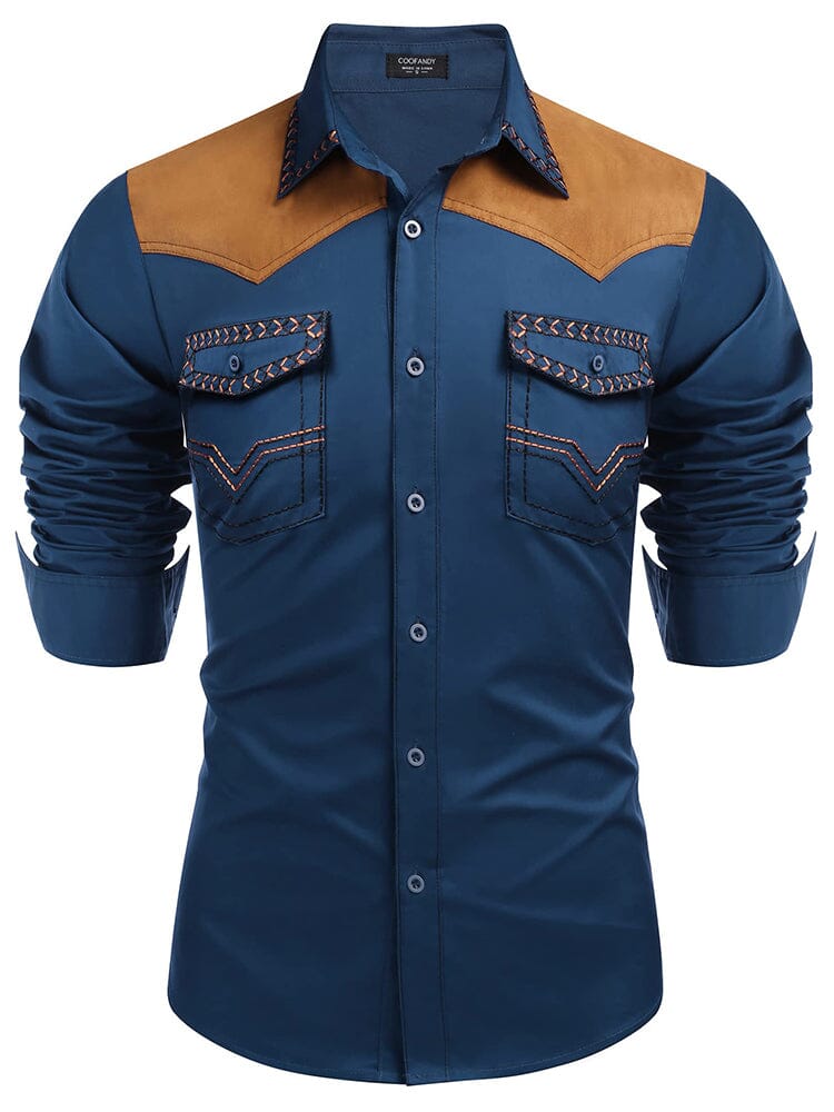 Vintage Embroidered Western Cowboy Shirt (US Only)