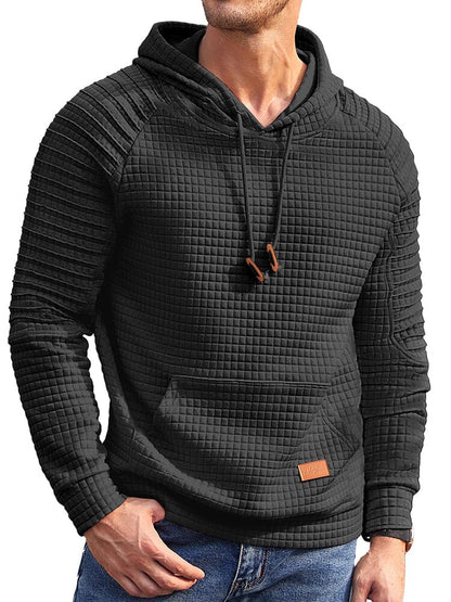 Stylish Waffle Knit Hoodie (US Only)