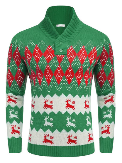 Casual Knitted Pullover Sweater (US Only)