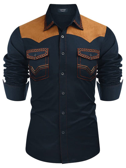 Vintage Embroidered Western Cowboy Shirt (US Only)