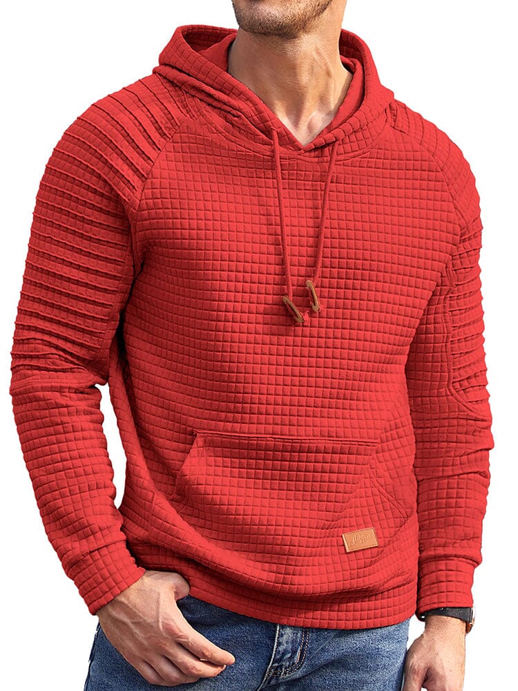 Stylish Waffle Knit Hoodie (US Only)