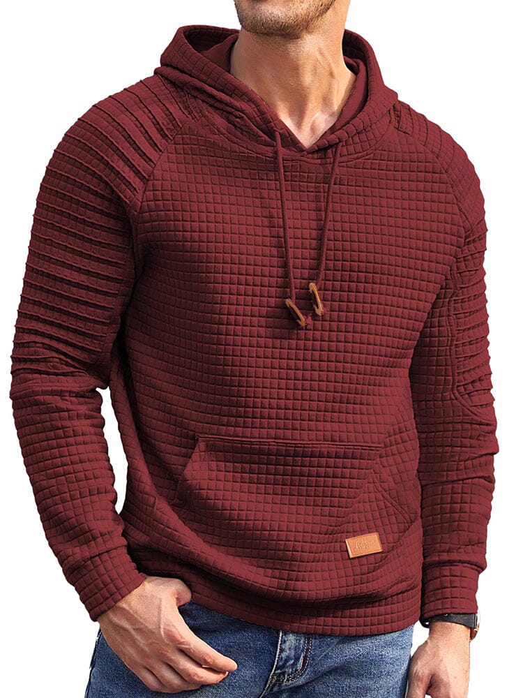 Stylish Waffle Knit Hoodie (US Only)